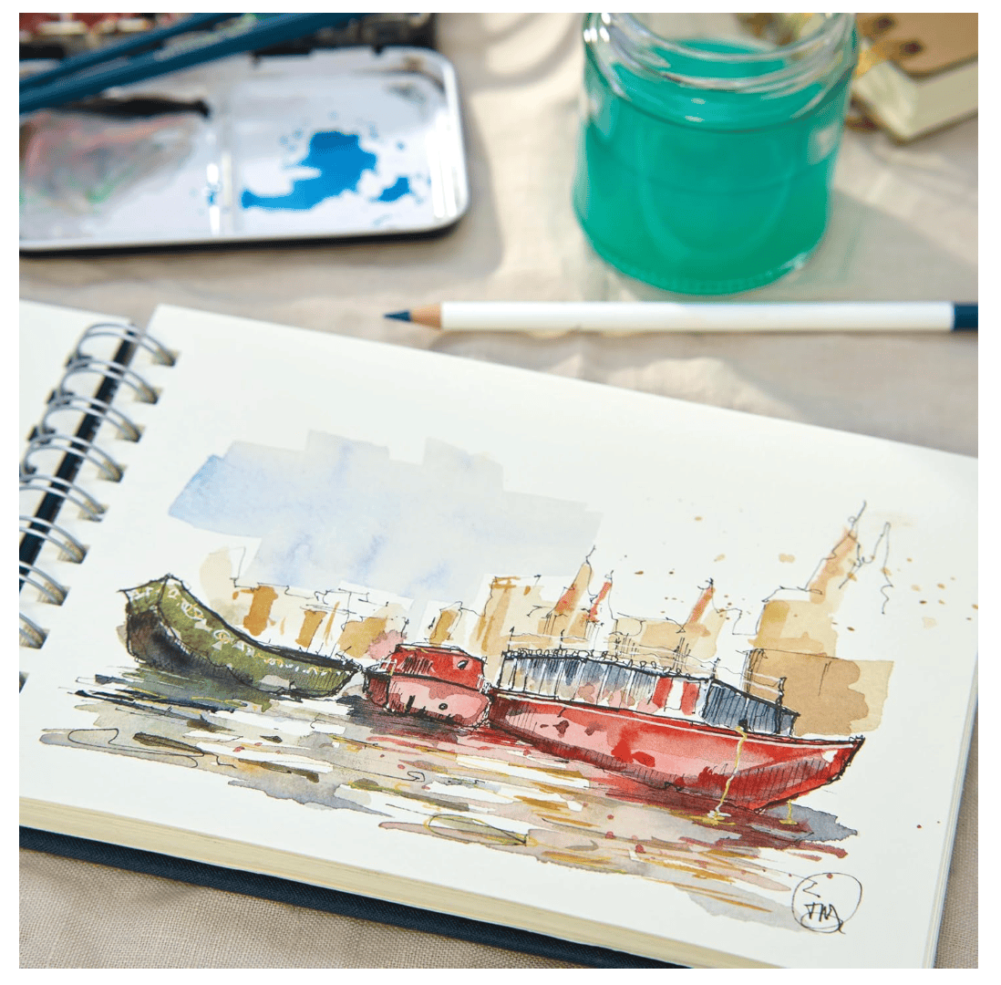 Inside Sketching in the City — page spread 3