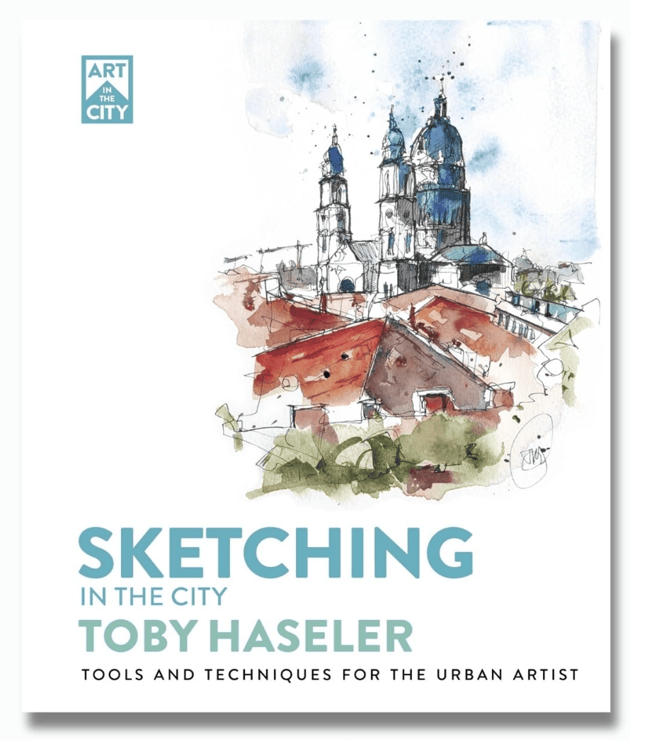 Sketching in the City by Toby Haseler — book cover
